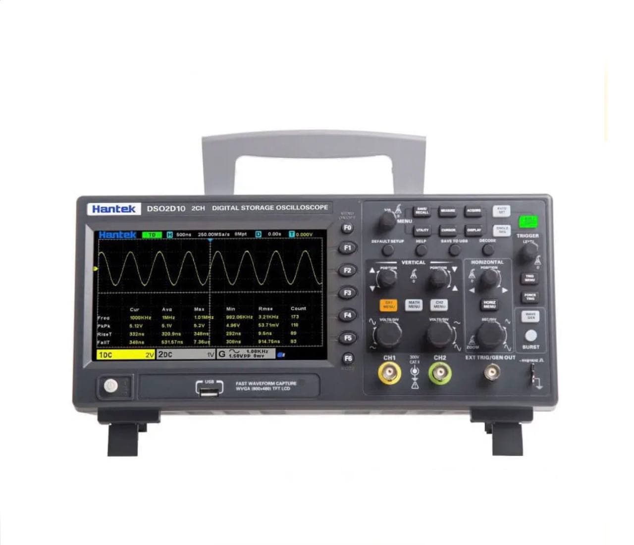 اسیلوسکوپ دیجیتالی هانتک مدل HANTEK DSO-2D10