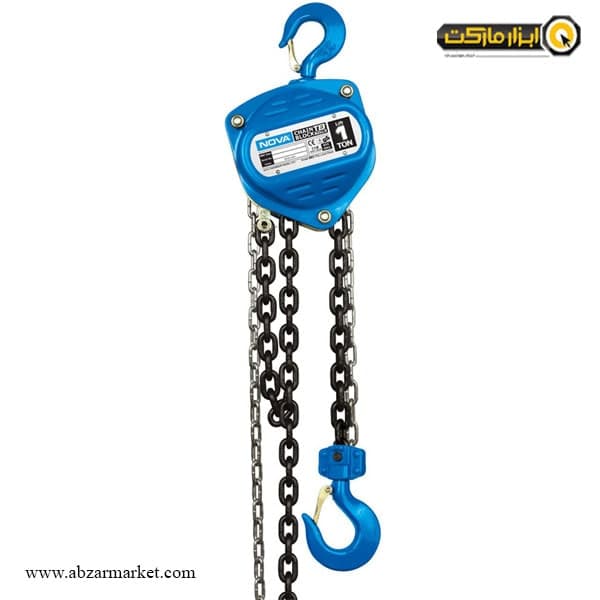جرثقیل زنجیری نووا 1 تن مدل NTC 2802