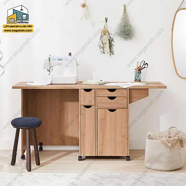 میز چرخ خیاطی کد DQP08