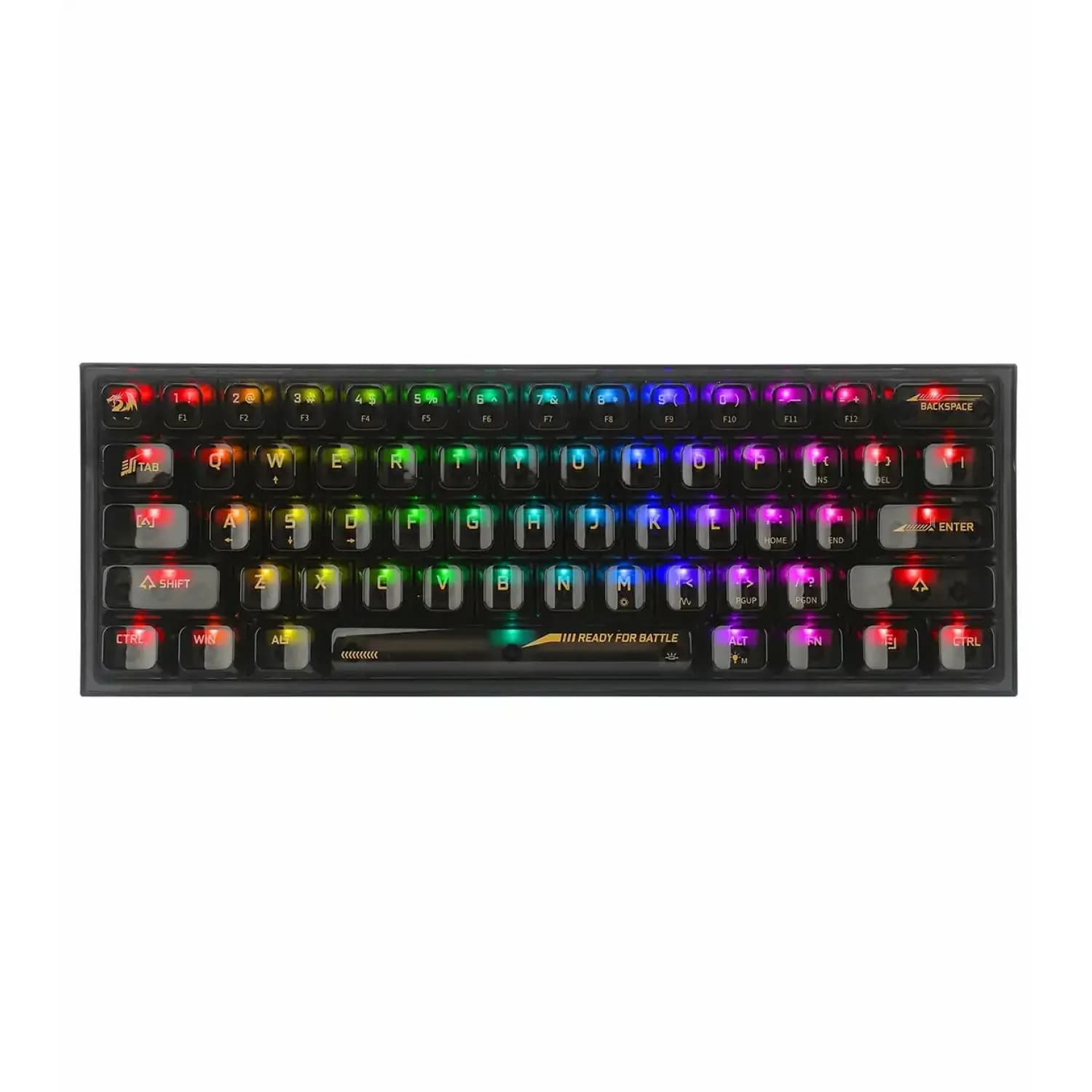 کیبورد Redragon K617 CTP Fizz RGB Crystal - Black