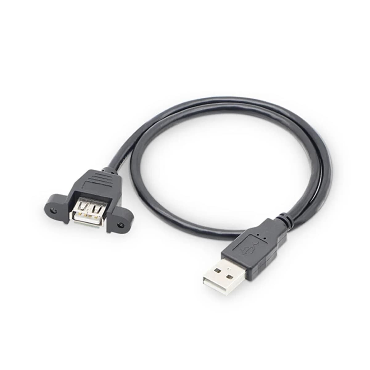 کابل USB رو پنلی پیچ دار 50 سانتی متری