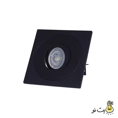 قاب هالوژن مربع تک خانه 5902