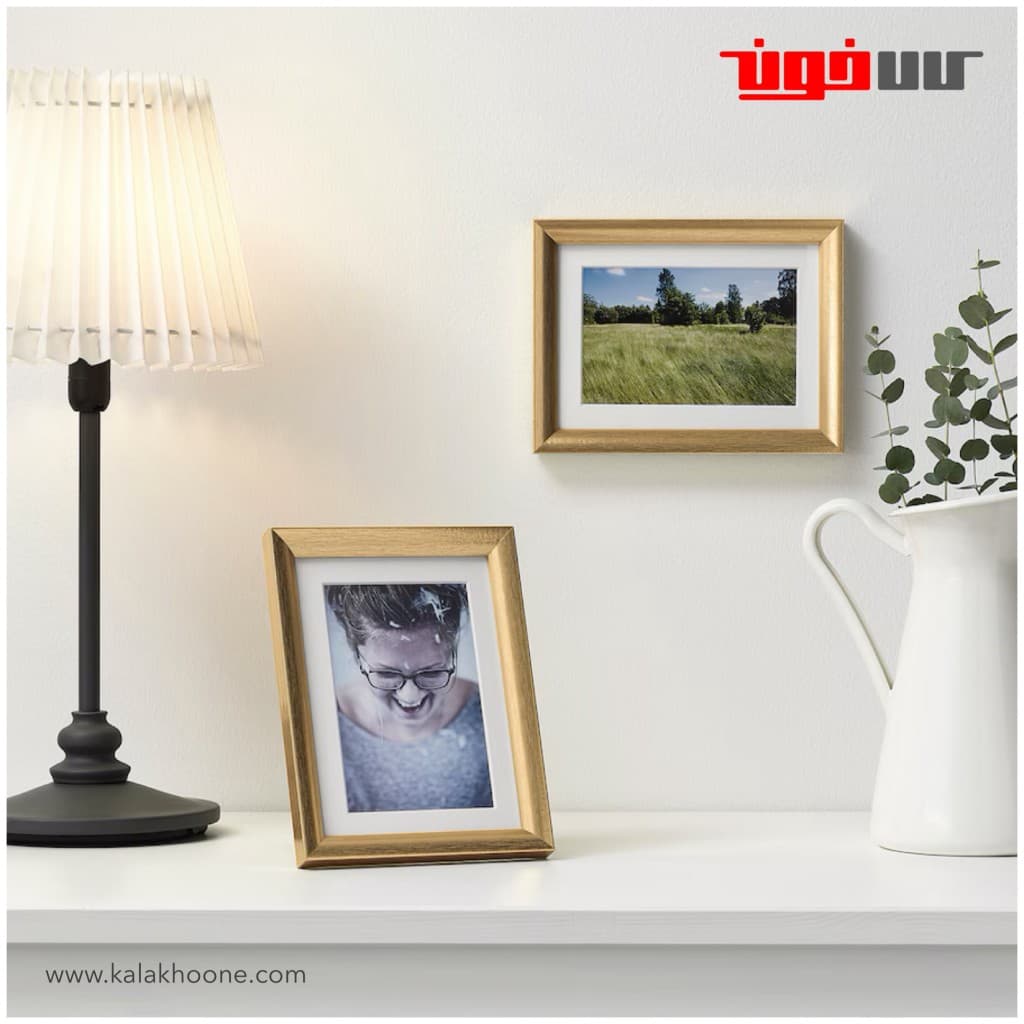 قاب عکس طلایی ایکیا مدل SILVERHÖJDEN