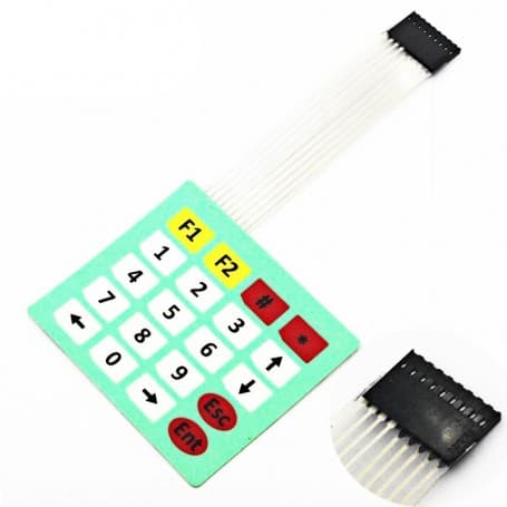 کیپد 5x4 فلت دار ماتریسی