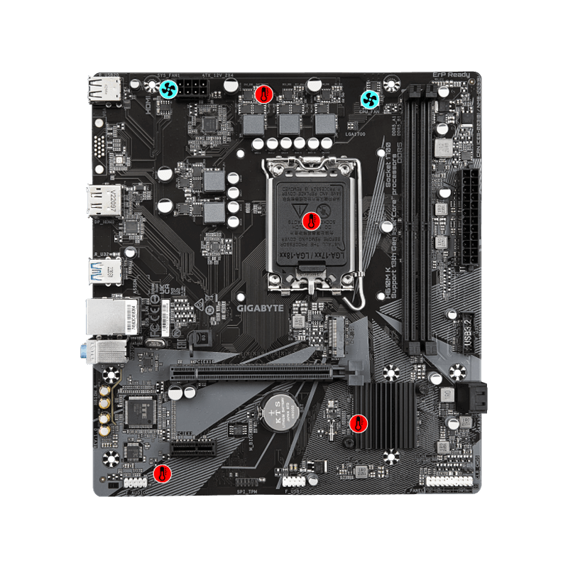 مادربرد گیگابایت مدل H610M K DDR5