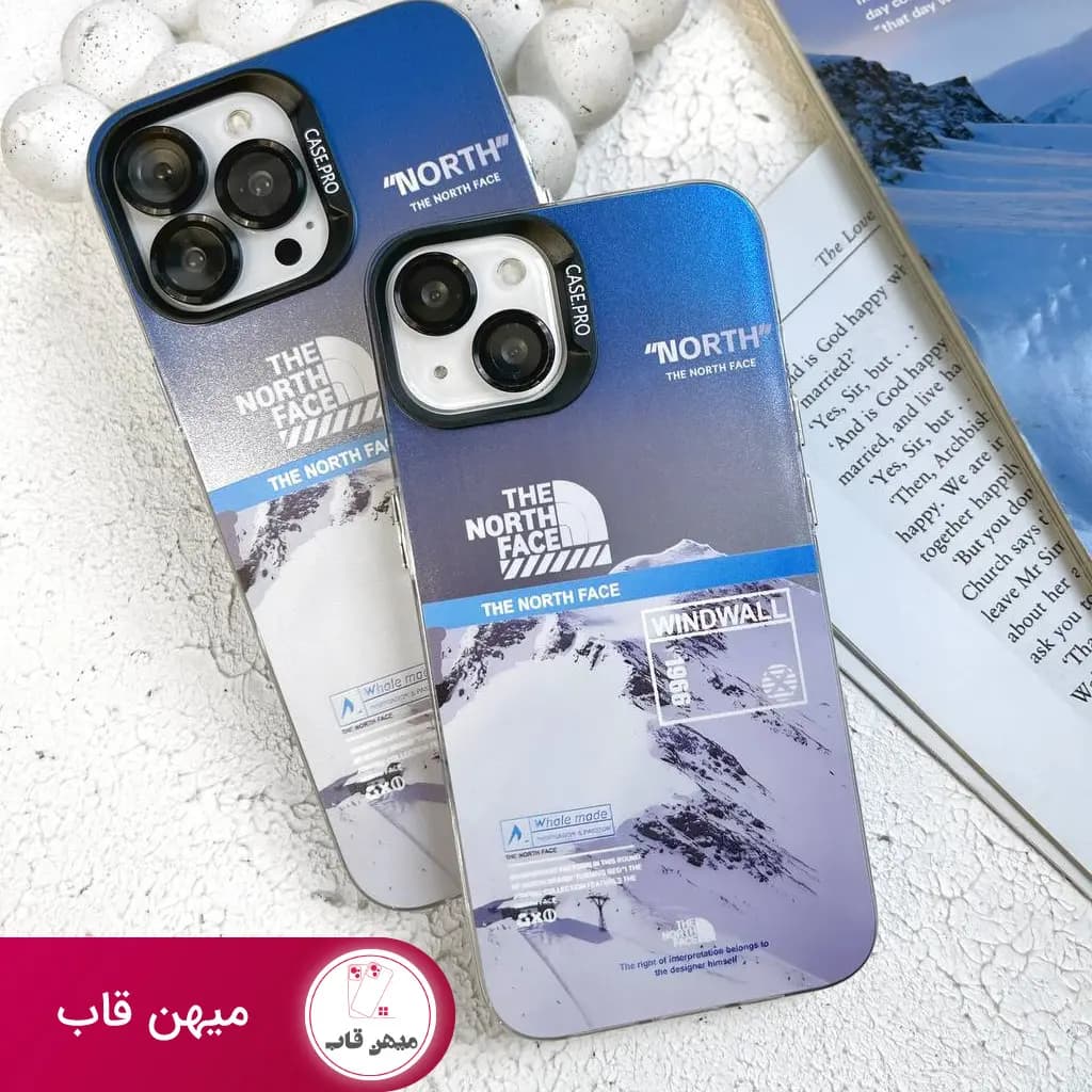 قاب گوشی آیفون North Face WindWall هولوگرامی - کد (۲۳۵۹۶)