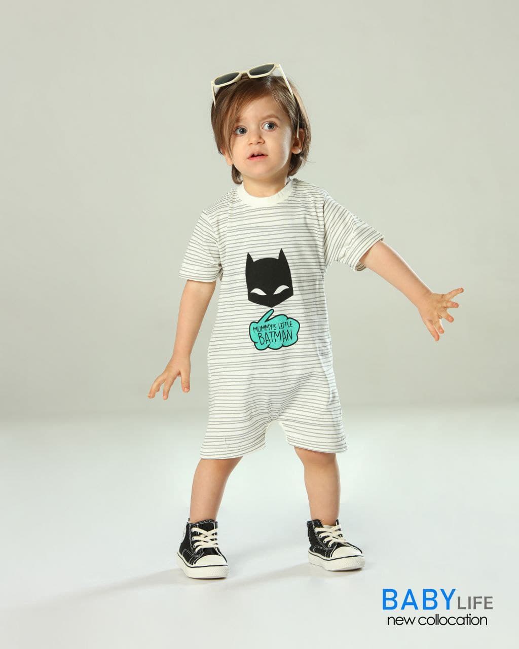 رامپر پسرونه پنبه طرح بتمن