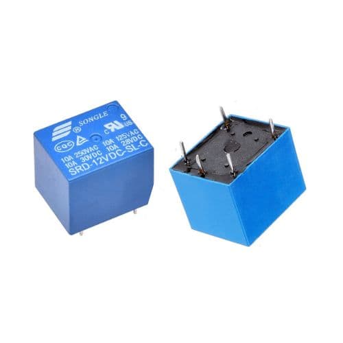 رله ۱۲ ولت میلون ۱۰ آمپر ۵ پایه برند SONGLE