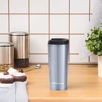 تراول ماگ استیل کاراجا شینی طوسی روشن 450 میلی