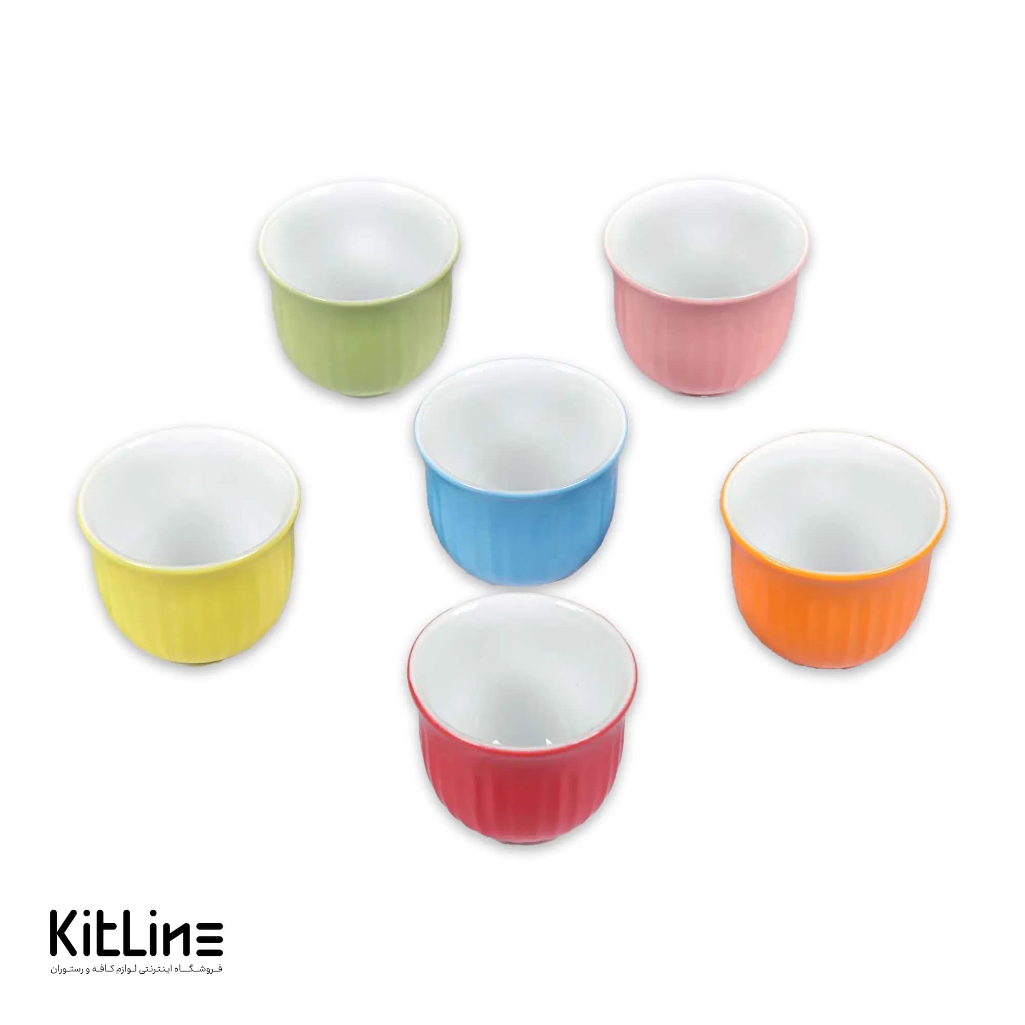 شات چینی ۳۱ میلیلیتری زرین مدل الگرو (ست ۶ عددی)