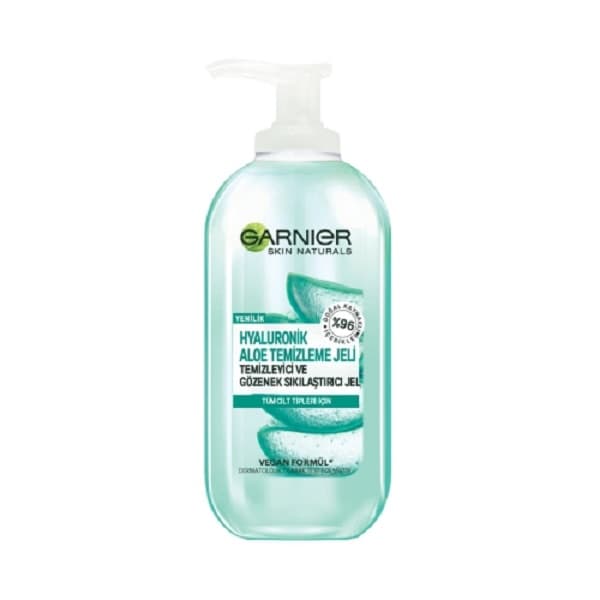 ژل شستشوی آلوئه ورا گارنیر Hyaluronik Aloe پوست نرمال و مختلط حجم 200 میلی لیتر