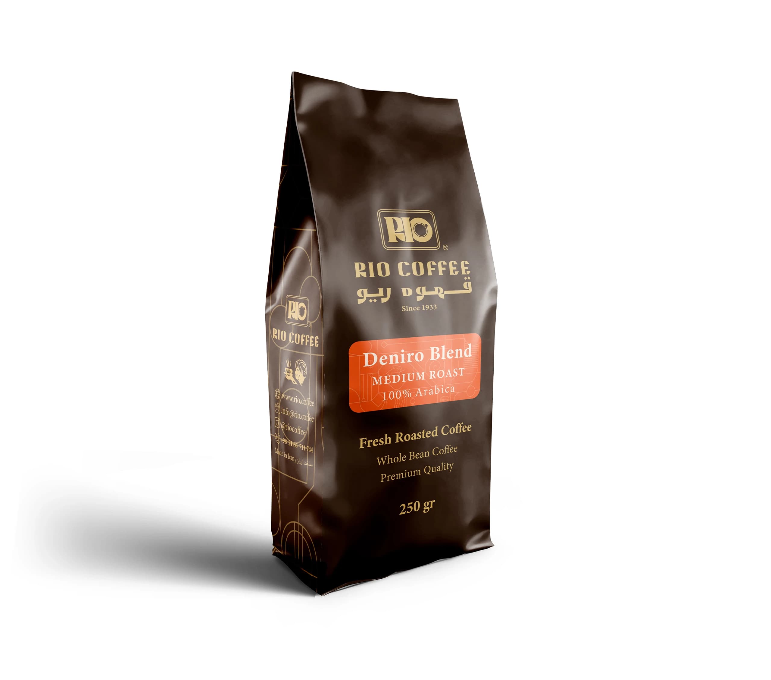 قهوه دنیرو %100 عربیکا - 250 گرمی