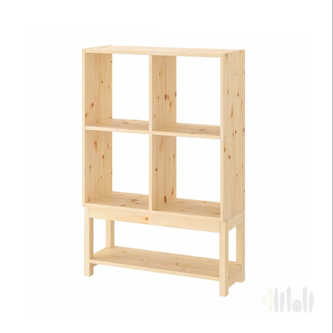 قفسه کتابخانه با شلف ایکیا IVAR