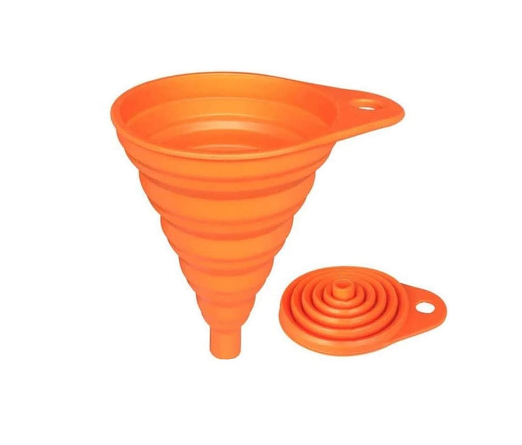 قیف سلیکونی تاشو رنگی