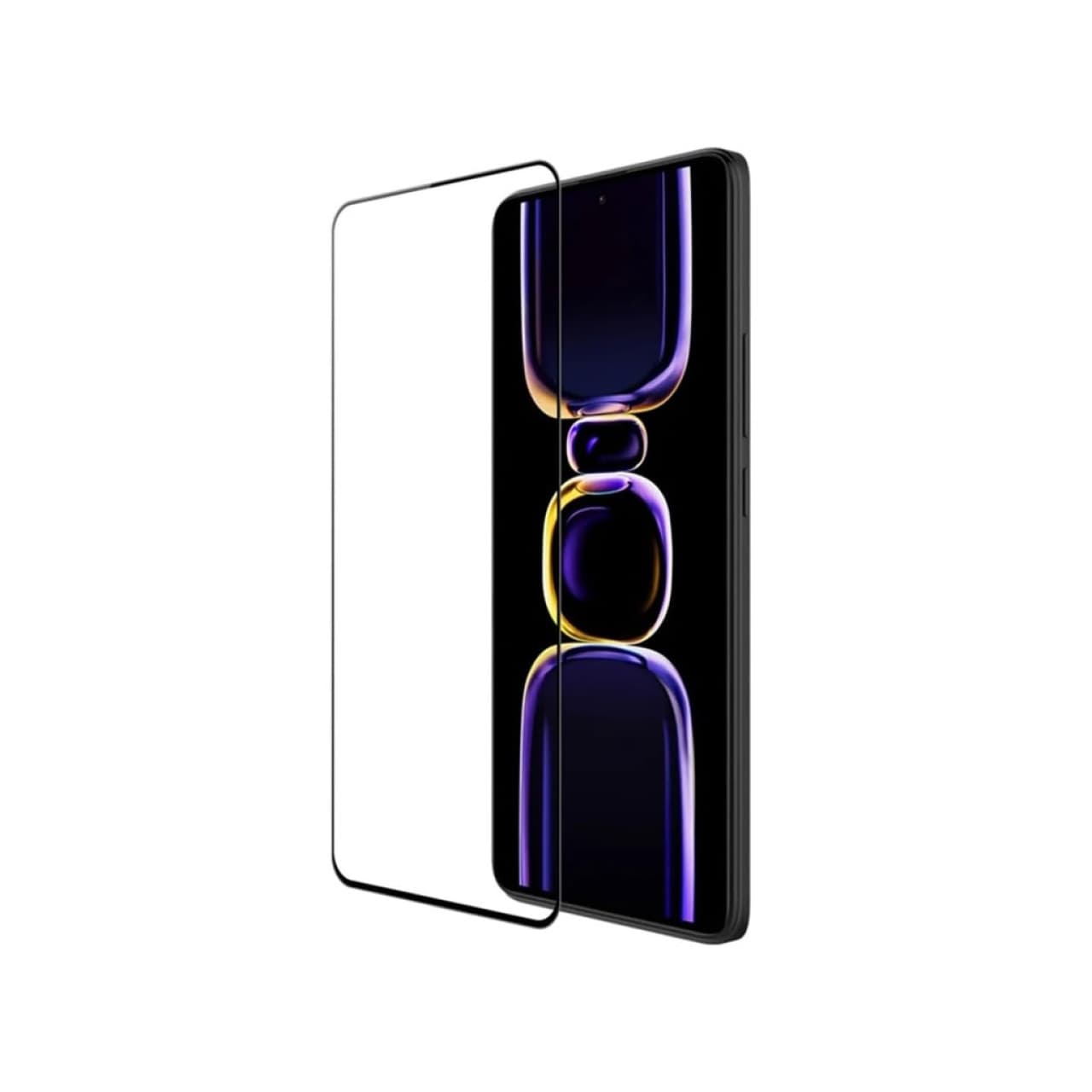 گلس پوکو اف 5 پرو تمام صفحه full glass screen protector for xiaomi poco f5 pro