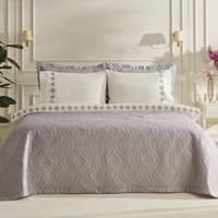 سرویس کاور لحاف روتختی دونفره کاراجاهوم Glory صورتی