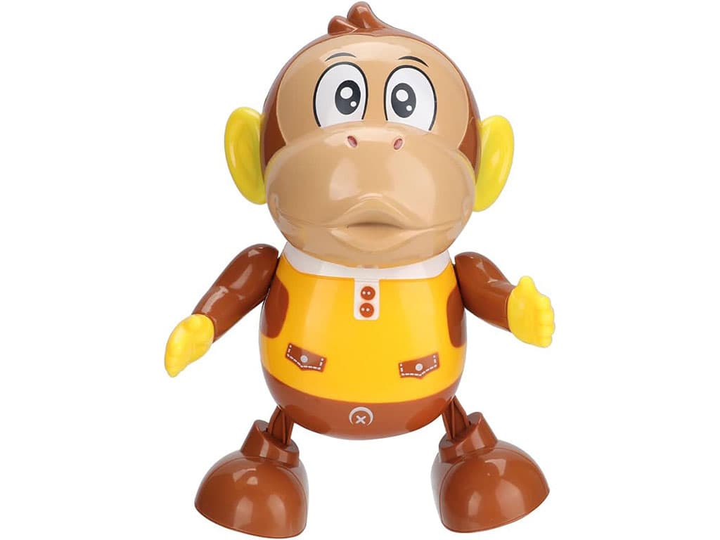 ربات میمون رقاص، موزیکال و چراغدار اسباب بازی