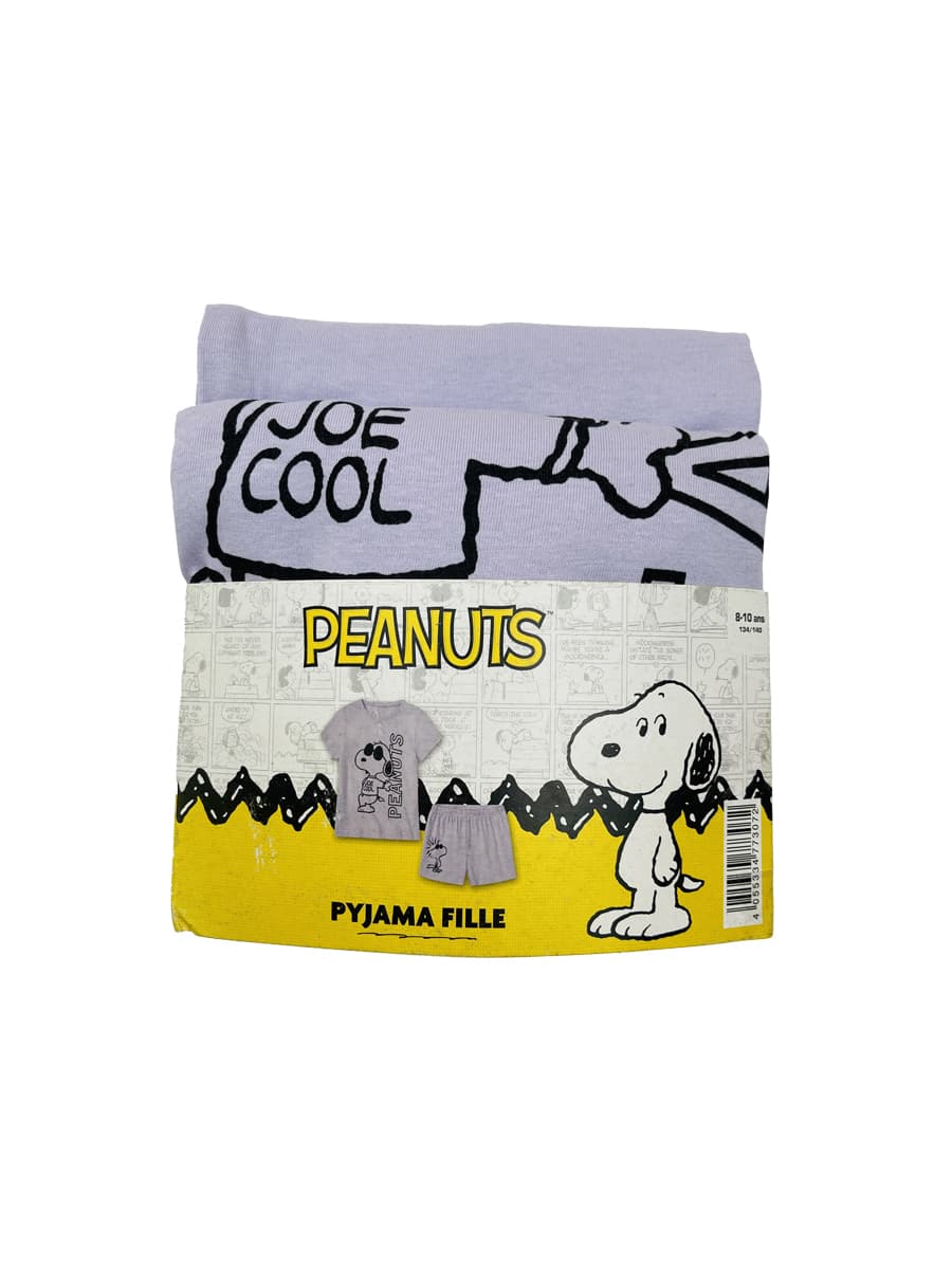 ست تیشرت شلوارک دخترانه PEANUTS کد kids1468