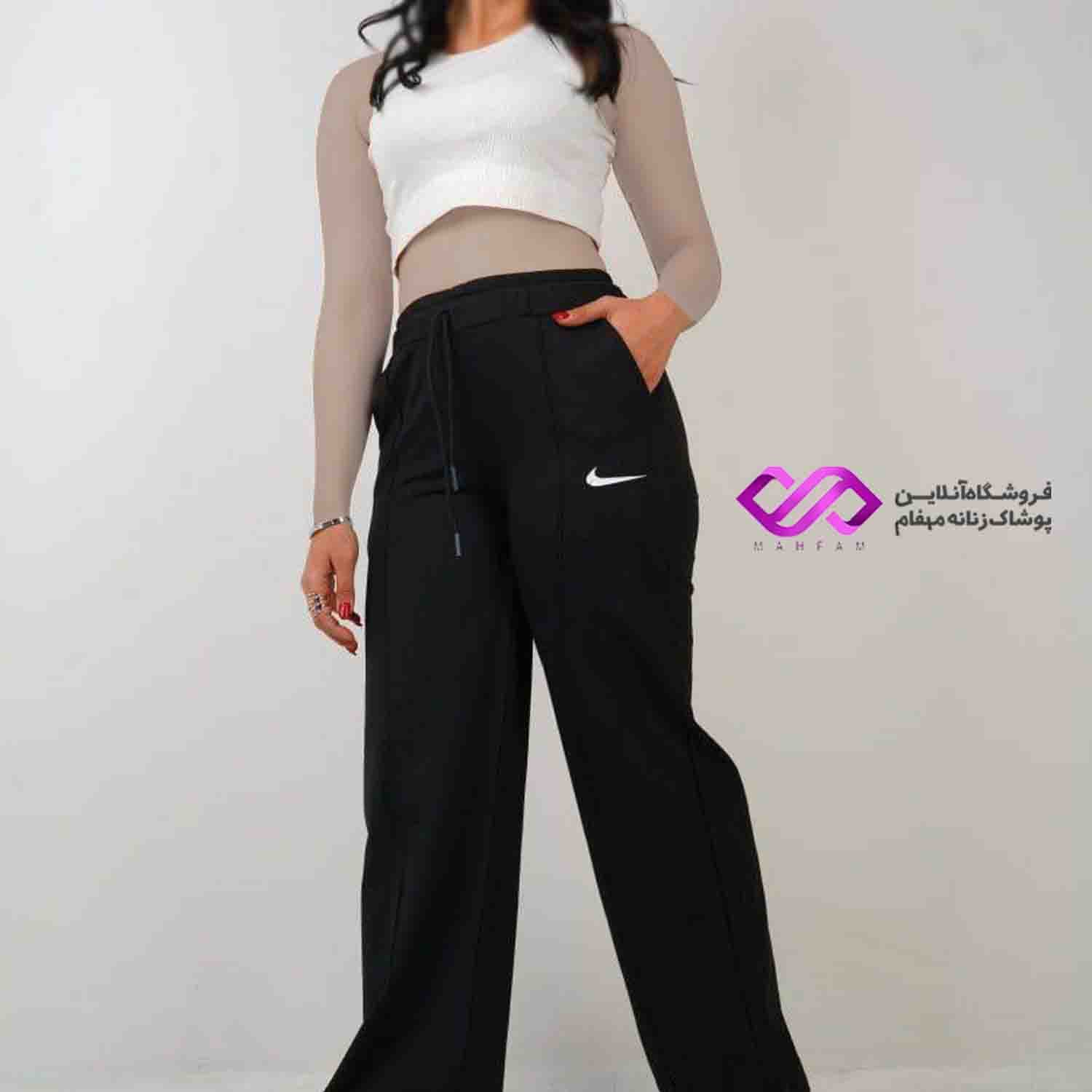 شلوار اسپرت مشکی نایک