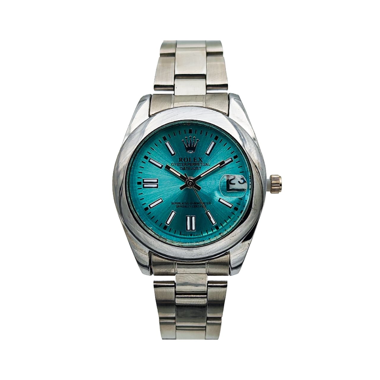 ساعت زنانه رولکس پرپچوال آبی مدل 2800