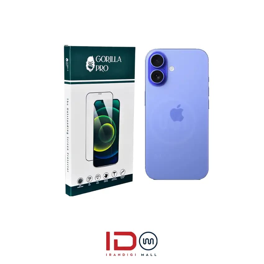 گلس و محافظ هیدروژلی (شفاف) بدنه گوشی اپل مدل iPhone 16 Plus