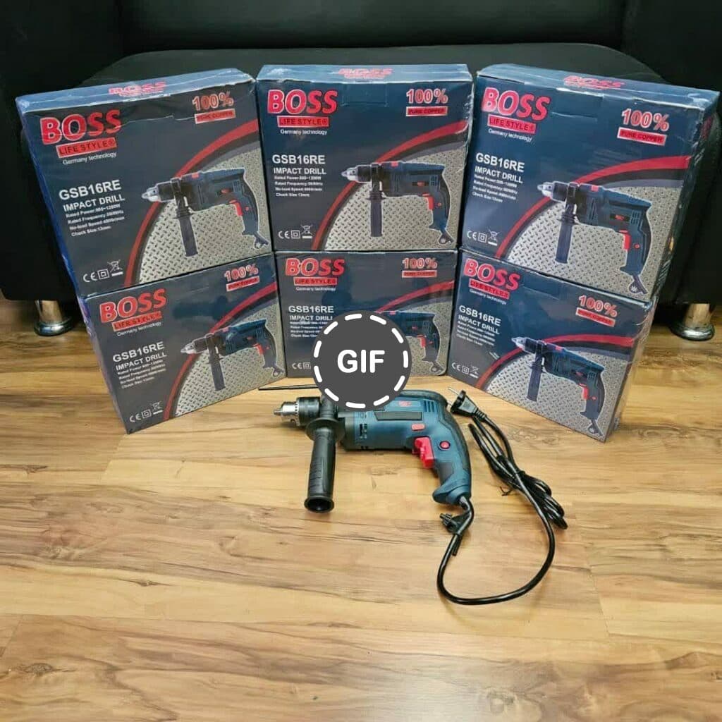 دریل چکشی سه نظام 13 طرح بوش برند باس مدل 16re