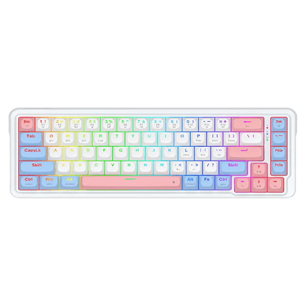 کیبورد Redragon K709 Nova Pro - White Blue Pink