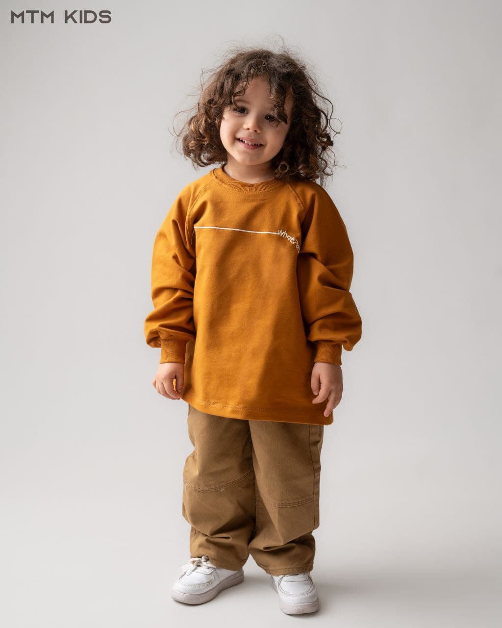 ست مجلسی دورس وشلوار کتان طرح Whatever خردلی