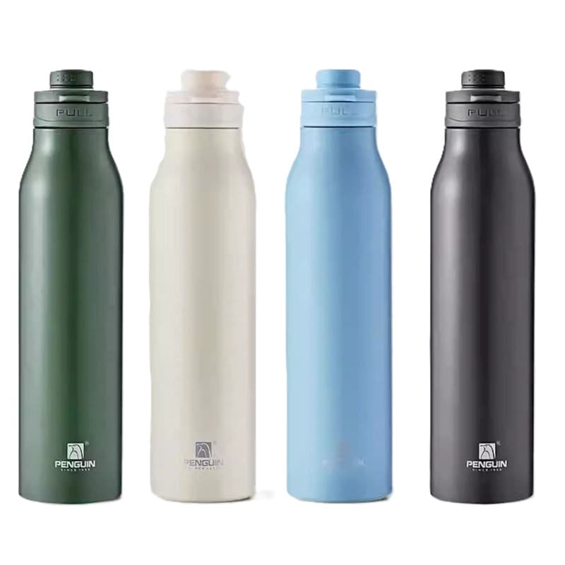 فلاسک استیل 800 میل مدل قلمی وارداتی کد 728