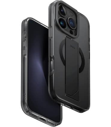 قاب آیفون مگسیف یونیک مدل UNIQ Heldro Max مناسب برای آیفون ۱۶ پرو | رنگ مشکی