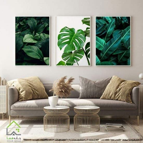 تابلو برگ سبز