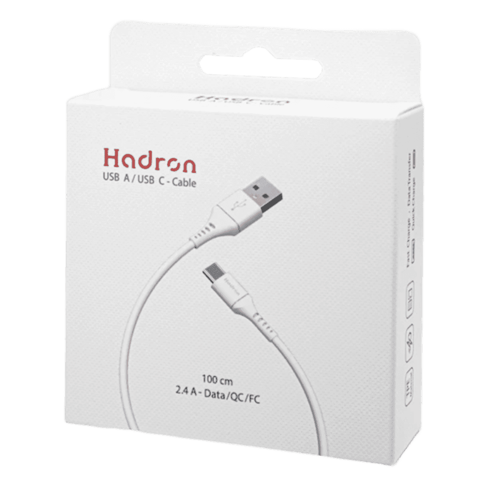 کابل یو اس بی به تایپ سی هادرون مدل HTC-A-C01- یک متری