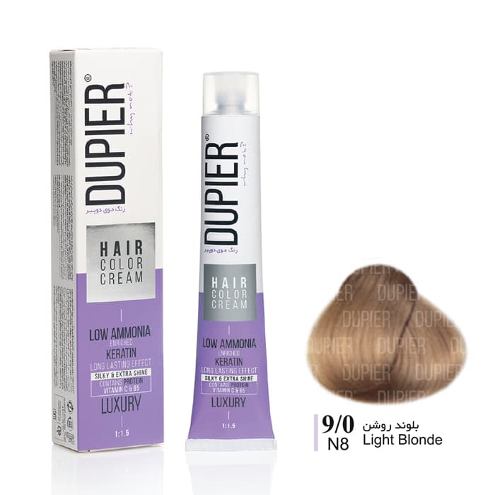 رنگ مو بلوند روشن شماره N8 دوپیر