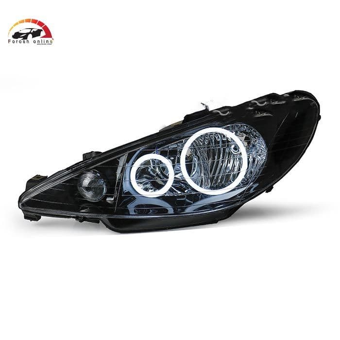 چراغ جلو پژو ۲۰۶ طرح نئون پهن