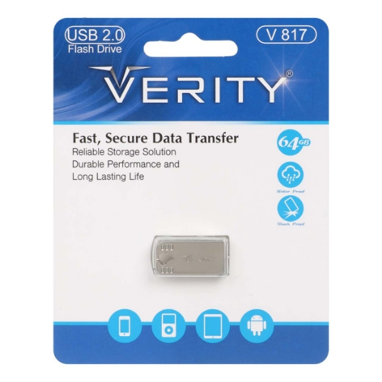فلش مموری وریتی مدل V817 USB2.0 ظرفیت 64 گیگابایت