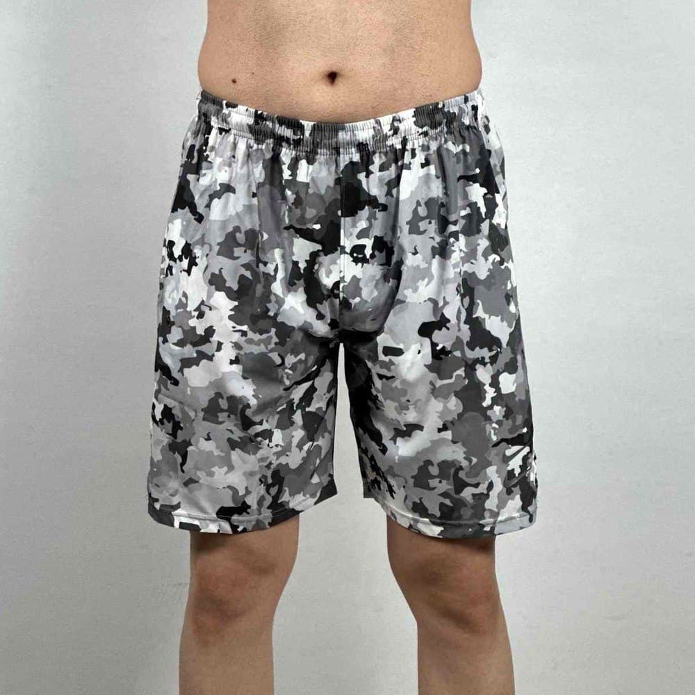 شلوارک ورزشی مردانه چریکی چاکدار بلند آیرو سابلی نایک سفید