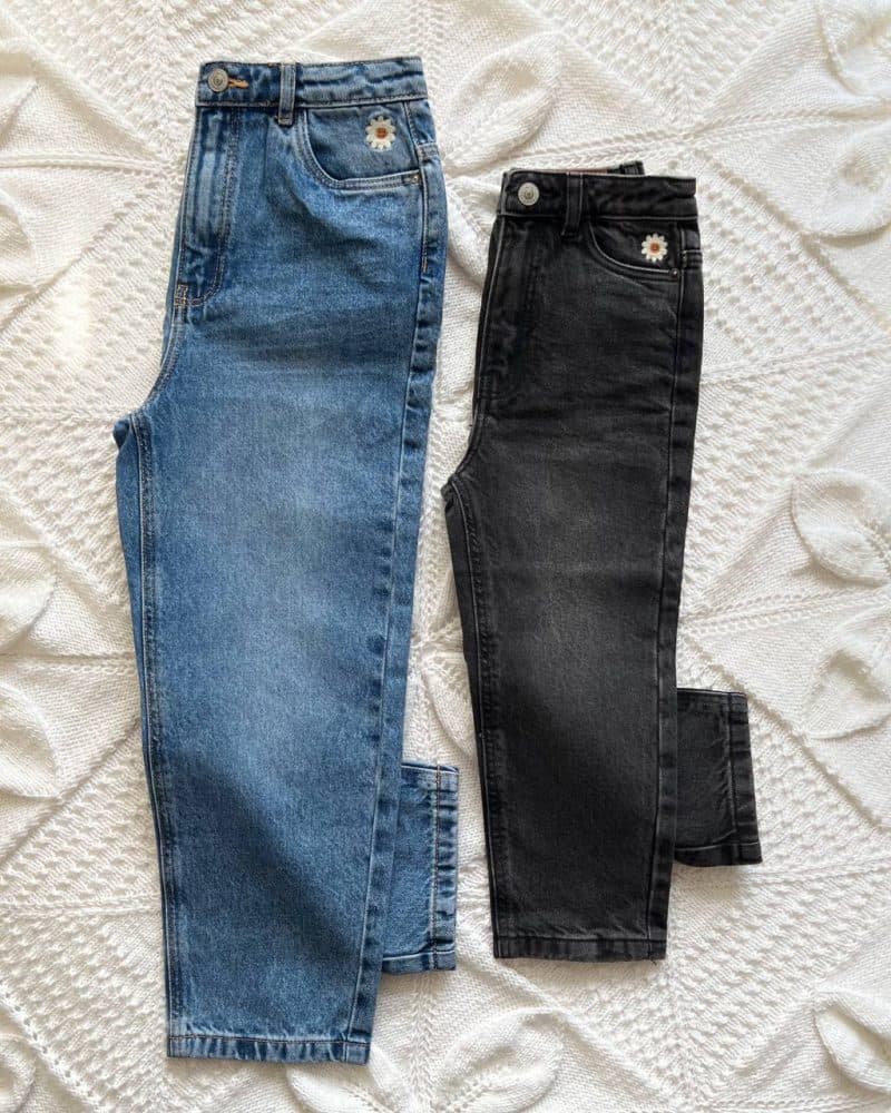 شلوار جین بابونه vertbaudet