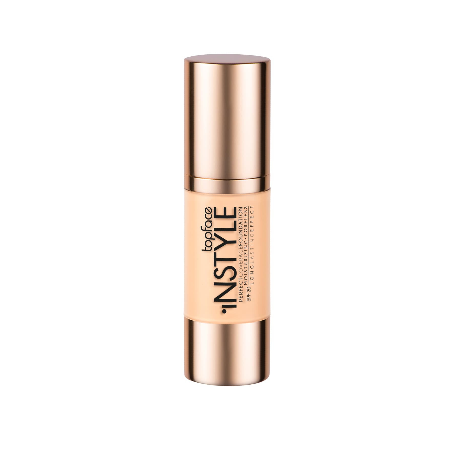 کرم پودر تاپ فیس مدل پرفکت کاور حجم 30 میلی لیتر TOPFACE Instyle Perfect Coverage Foundation 8681217223202