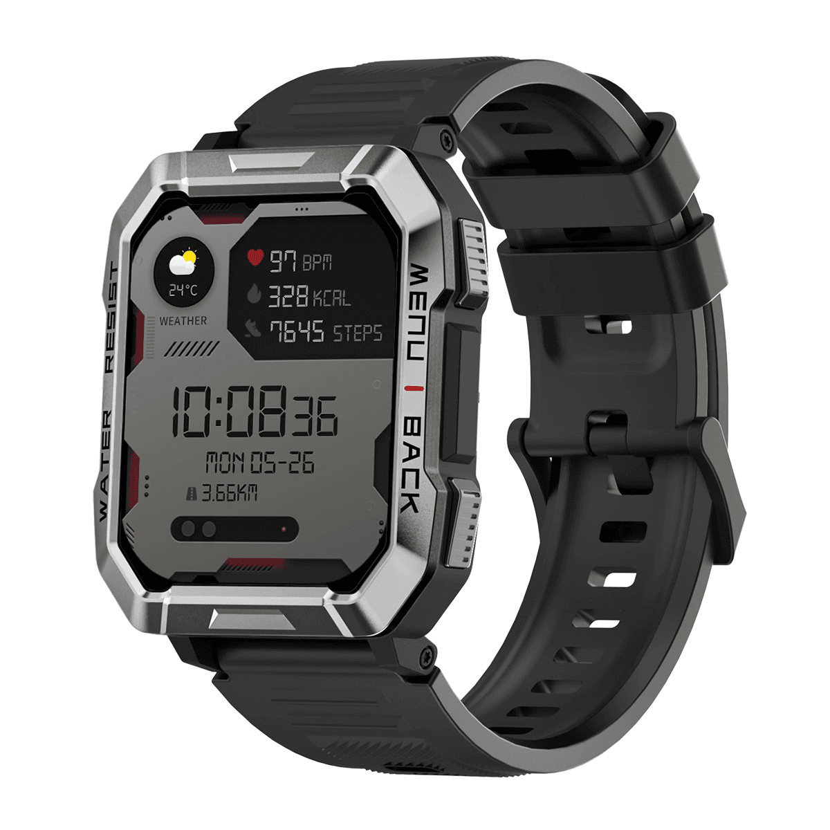 ساعت هوشمند خاکی بلک ویو Blackview مدل W60