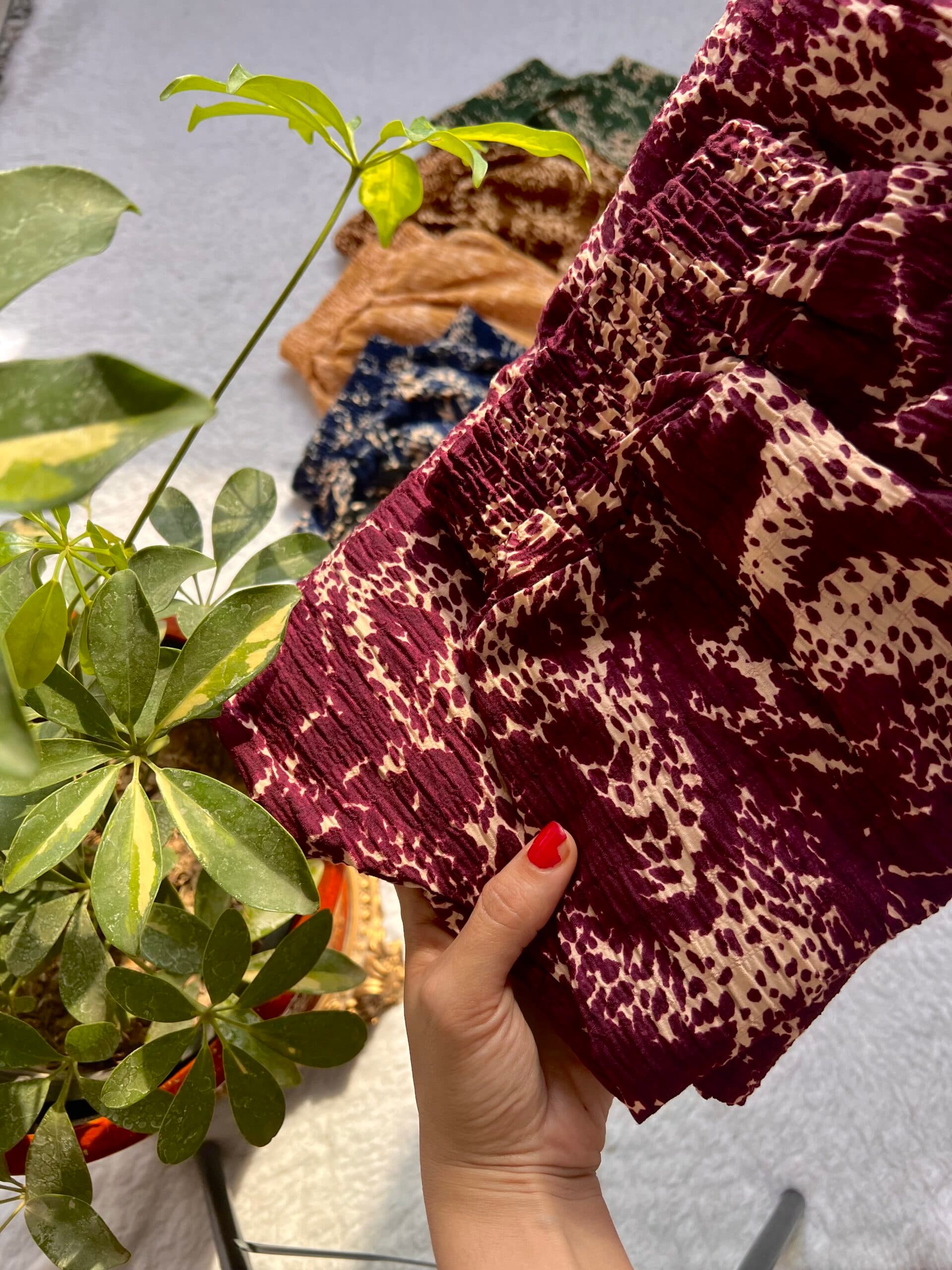 شلوار طرحدار رویا