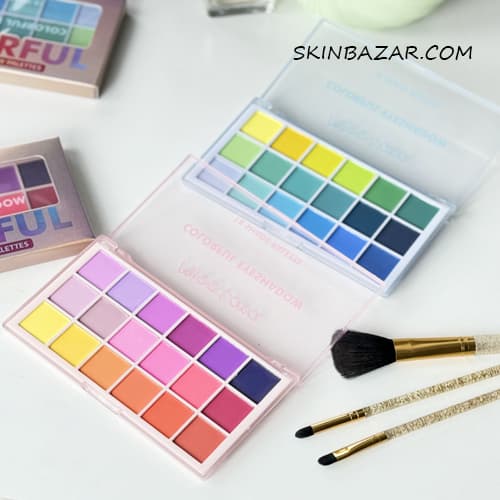 پالت سایه ۱۸ رنگ میس لارا کد ۸۷۷