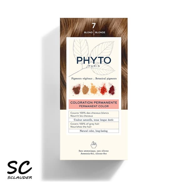 رنگ مو فیتو Phyto بلوند طبیعی 7 بدون آمونیاک Blonde 7