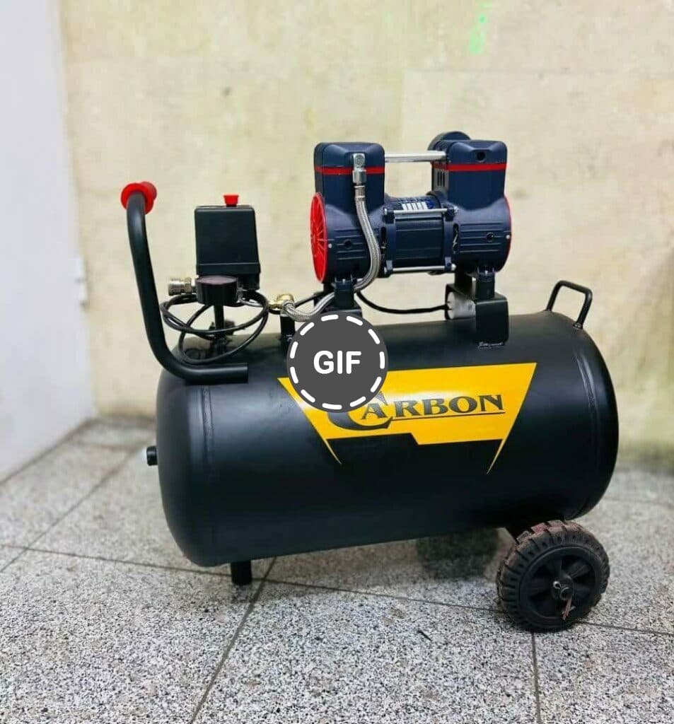 کمپرسور سایلنت 50 لیتری کربن