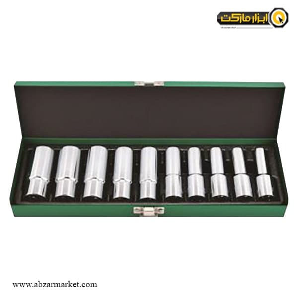 جعبه بکس تاپ تول 10 پارچه 1/2 اینچ مدل GAAD1011