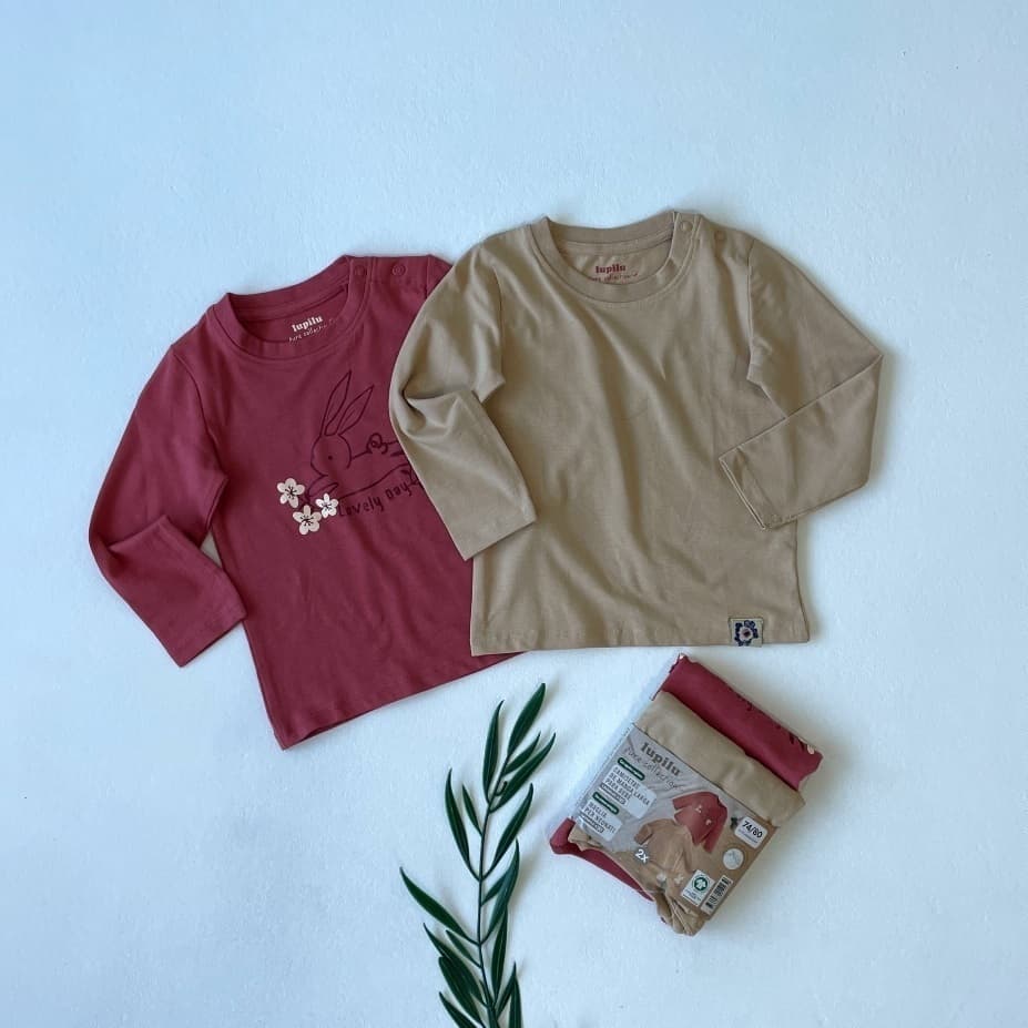 پک دوتایی بلوز نوزادی برند LUPILU