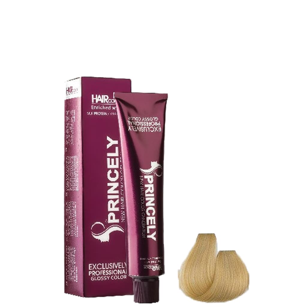 رنگ مو پرنسلی شماره 9.3 بلوند طلایی خیلی روشن حجم 120 میلی لیتر
