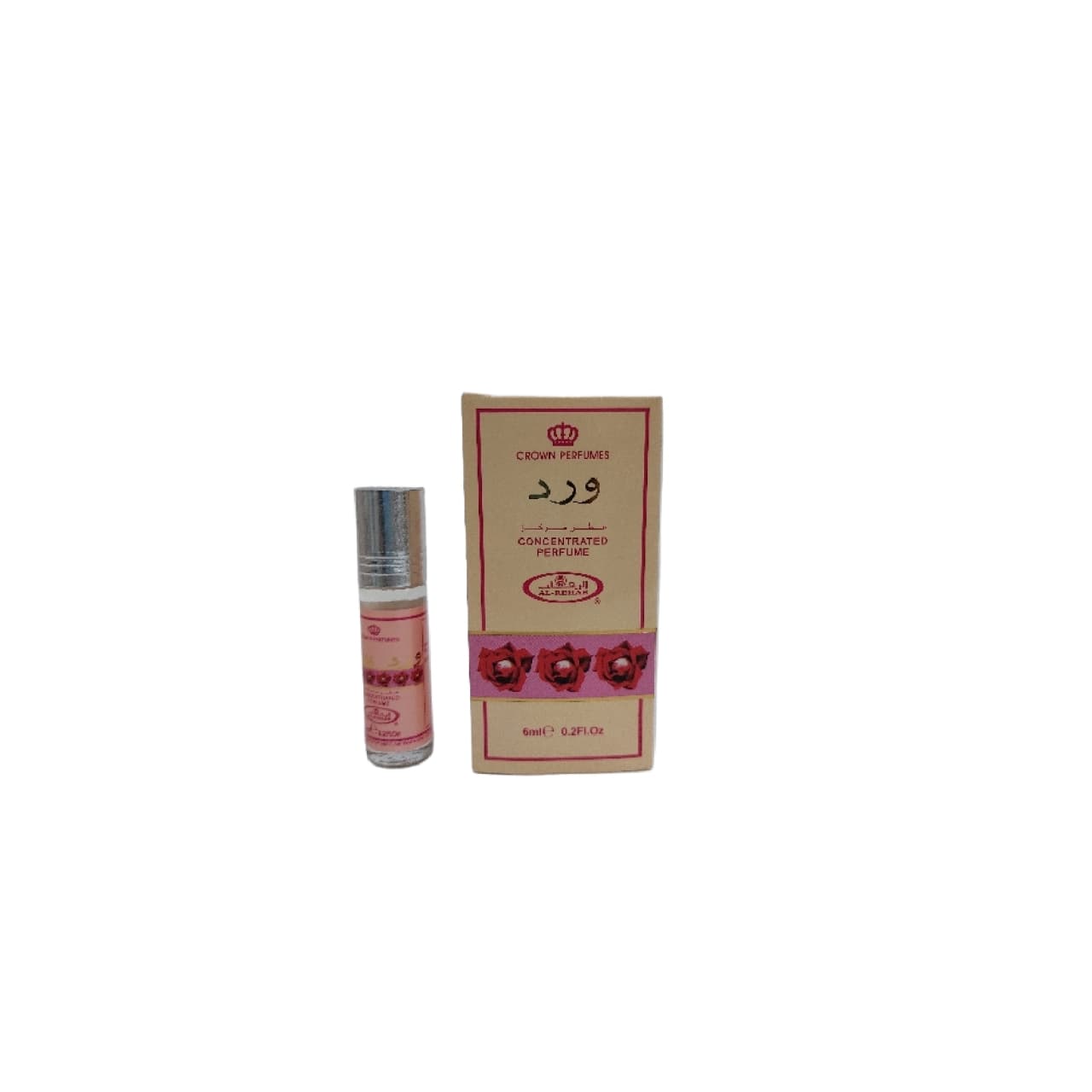 پرفیوم زنانه مردانه الرحاب مدل ورد حجم ۶ میل