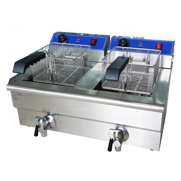 سرخ کن برقی شیردار دو لگن براکس TEF132 V