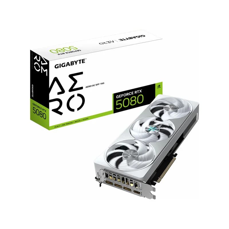 کارت گرافیک گیگابایت مدل GeForce RTX 5080 AERO OC SFF 16G