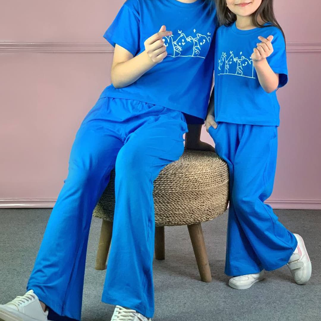 تی شرت شلوار دخترانه کیوت دخترانه